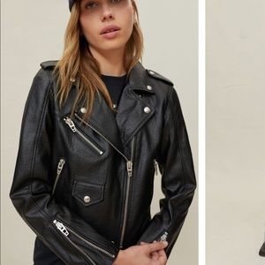Vegan leather jacket